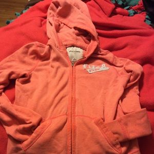 Hooded zip up sweatshirt
